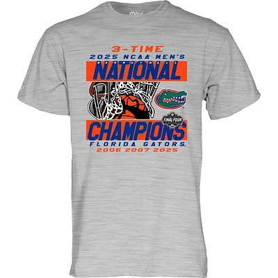 Florida 2025 NCAA Men's Basketball National Champion 3x Straight Tee