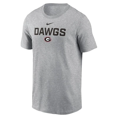 Georgia Nike Dri-Fit Cotton Sideline Team Issue Tee