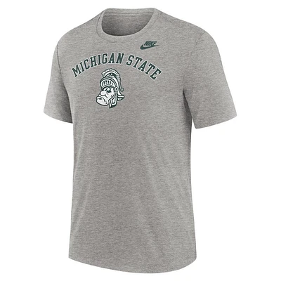 Michigan State Nike Legacy Arch Triblend Tee