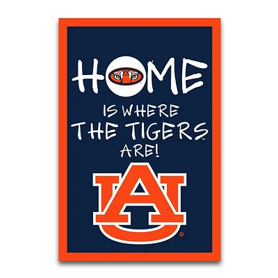 Auburn Magnolia Lane 12X18 Inch Home Is Where Garden Flag