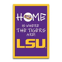 LSU Magnolia Lane 12X18 Inch Home Is Where Garden Flag