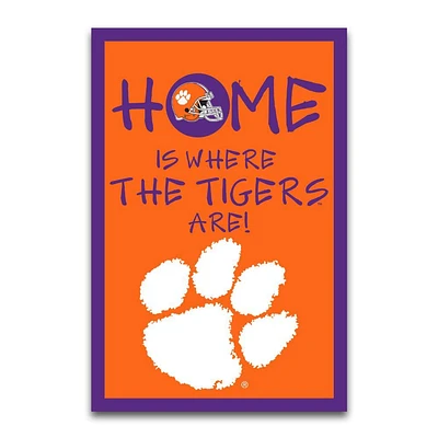Clemson Magnolia Lane 12X18 Inch Home Is Where Garden Flag