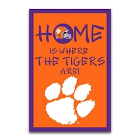 Clemson Magnolia Lane 12X18 Inch Home Is Where Garden Flag