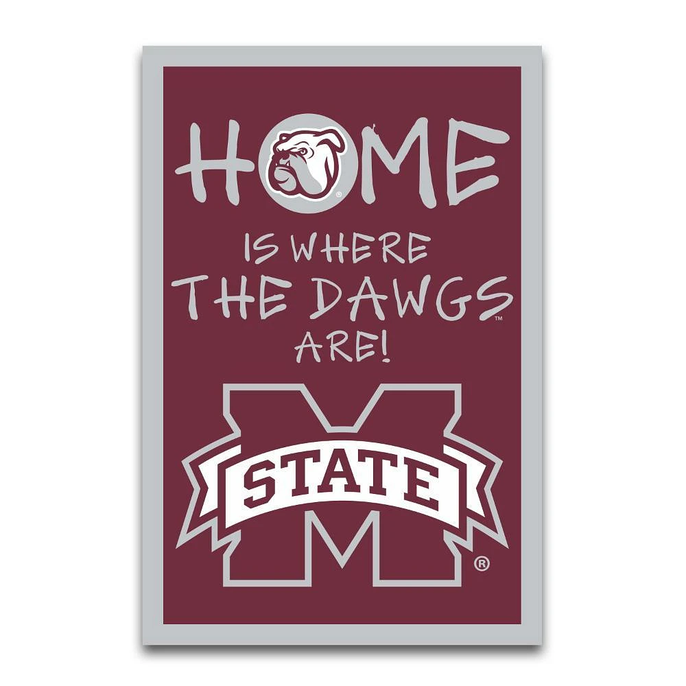 Mississippi State Magnolia Lane 12X18 Inch Home Is Where Garden Flag