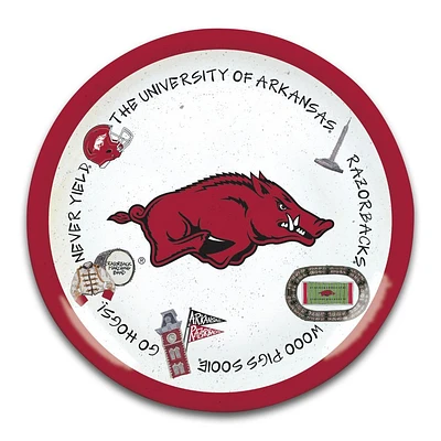 Arkansas Magnolia Lane Round Melamine Platter