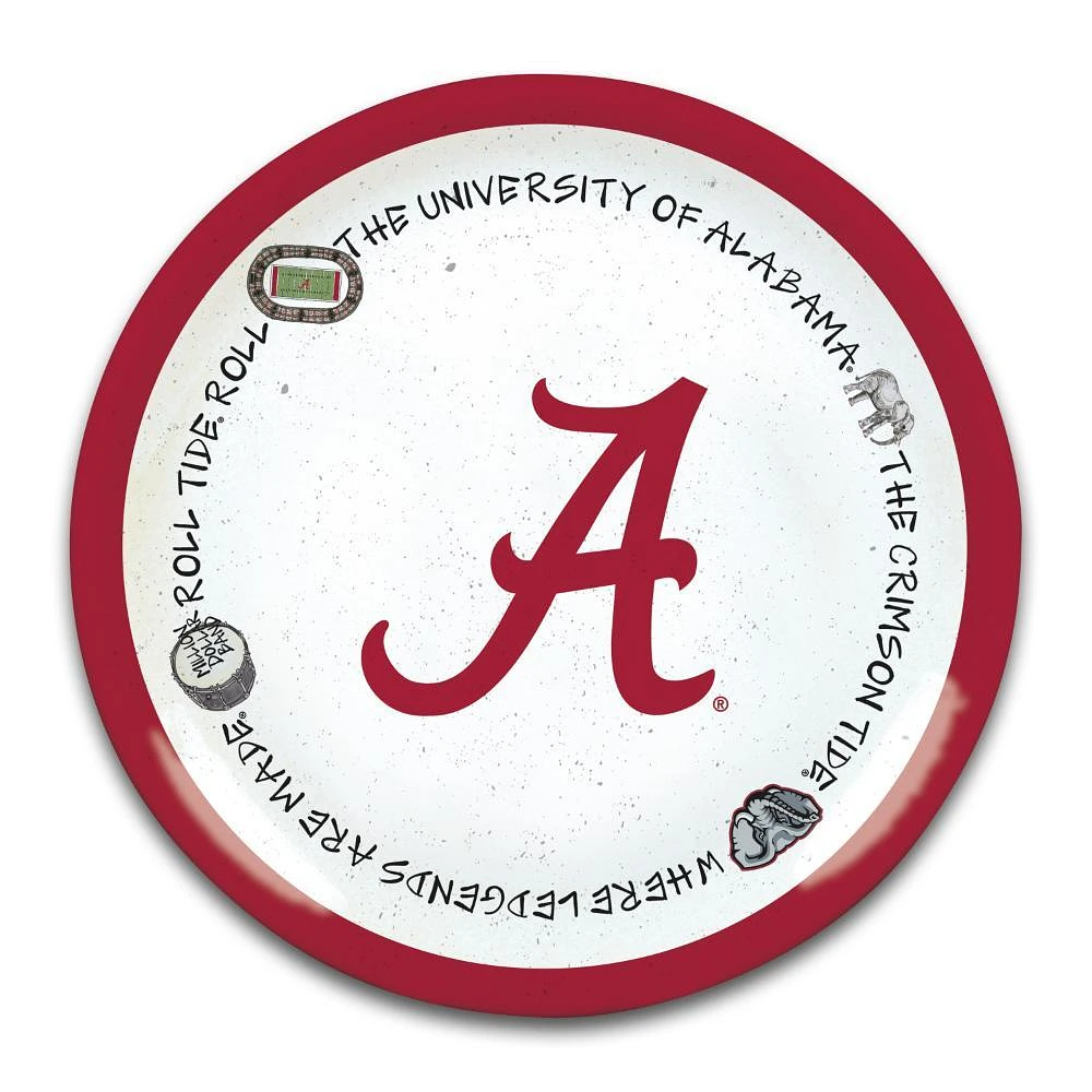 Alabama Magnolia Lane Round Melamine Platter