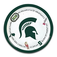 Michigan State Magnolia Lane Round Melamine Platter