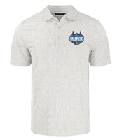 Florida Cutter & Buck Big Tall 2025 NCAA Basketball National Champion Pike Symmetry Print Polo