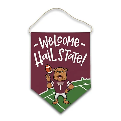 Mississippi State Magnolia Lane 18X25 Inch Welcome Canvas Hanger