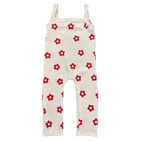 Cardinal Sweet Tree Infant Girls Flower Romper
