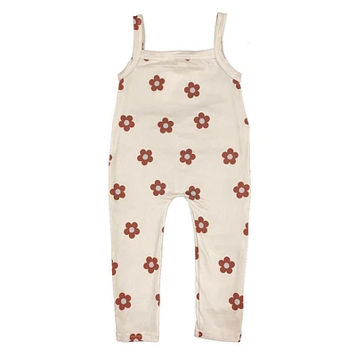 Maroon Sweet Tree Infant Girls Flower Romper