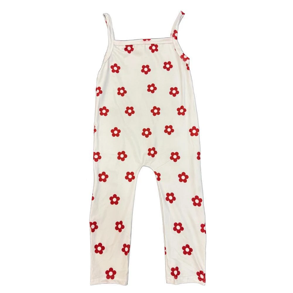 Cardinal Sweet Tree Toddler Girls Flower Romper