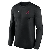 Alabama Nike Dri-Fit Legend Small Logo Long Sleeve Tee