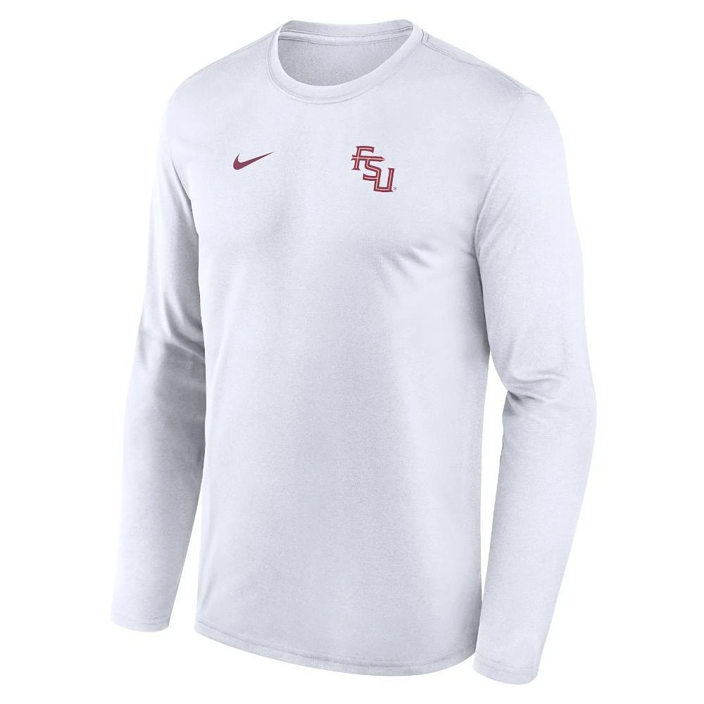 Florida State Nike Dri-Fit Legend Small Logo Long Sleeve Tee