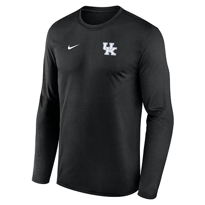 Kentucky Nike Dri-Fit Legend Small Logo Long Sleeve Tee