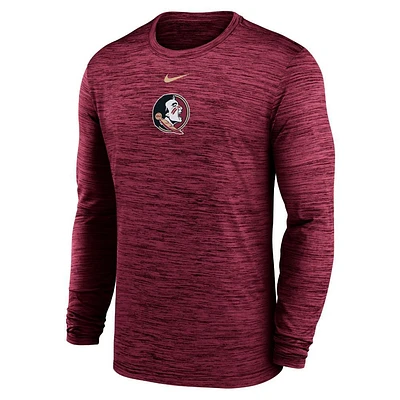 Florida State Nike Dri-Fit Velocity Sideline Long Sleeve Tee