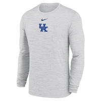 Kentucky Nike Dri-Fit Velocity Sideline Long Sleeve Tee
