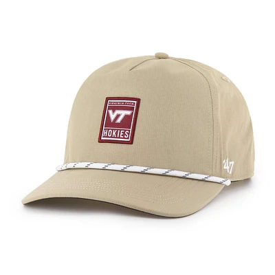 Virginia Tech 47 Brand Cozumel Rope Hitch Snapback Hat