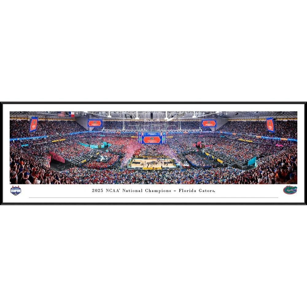 Florida 2025 NCAA Men's Basketball National Champion Panoramic Picture (Standard Frame)