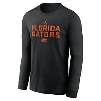 Florida Jordan Brand Dri-Fit Cotton Sideline Team Issue Long Sleeve Tee