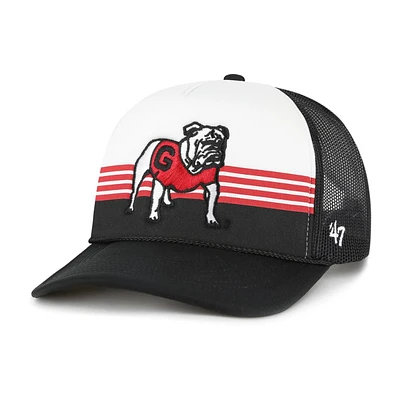 Georgia 47 Brand Vintage Bulldog Liftoff Trucker Hat