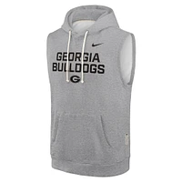 Georgia Nike Dri-Fit Fleece Sleeveless Hoodie