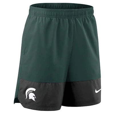 Michigan State Nike Dri-Fit Woven Sideline Shorts