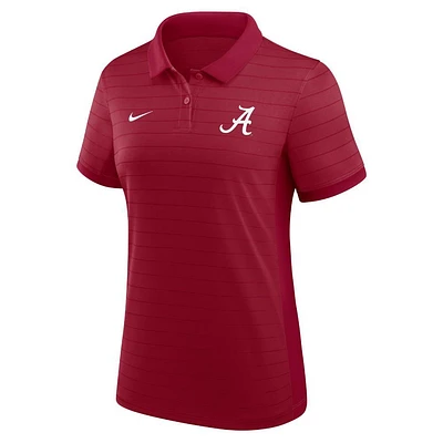 Alabama Nike Women's Dri-Fit Victory Stripe Polo