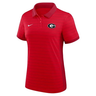 Georgia Nike Women's Dri-Fit Victory Stripe Polo