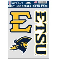 ETSU 3-Pack Decal Set