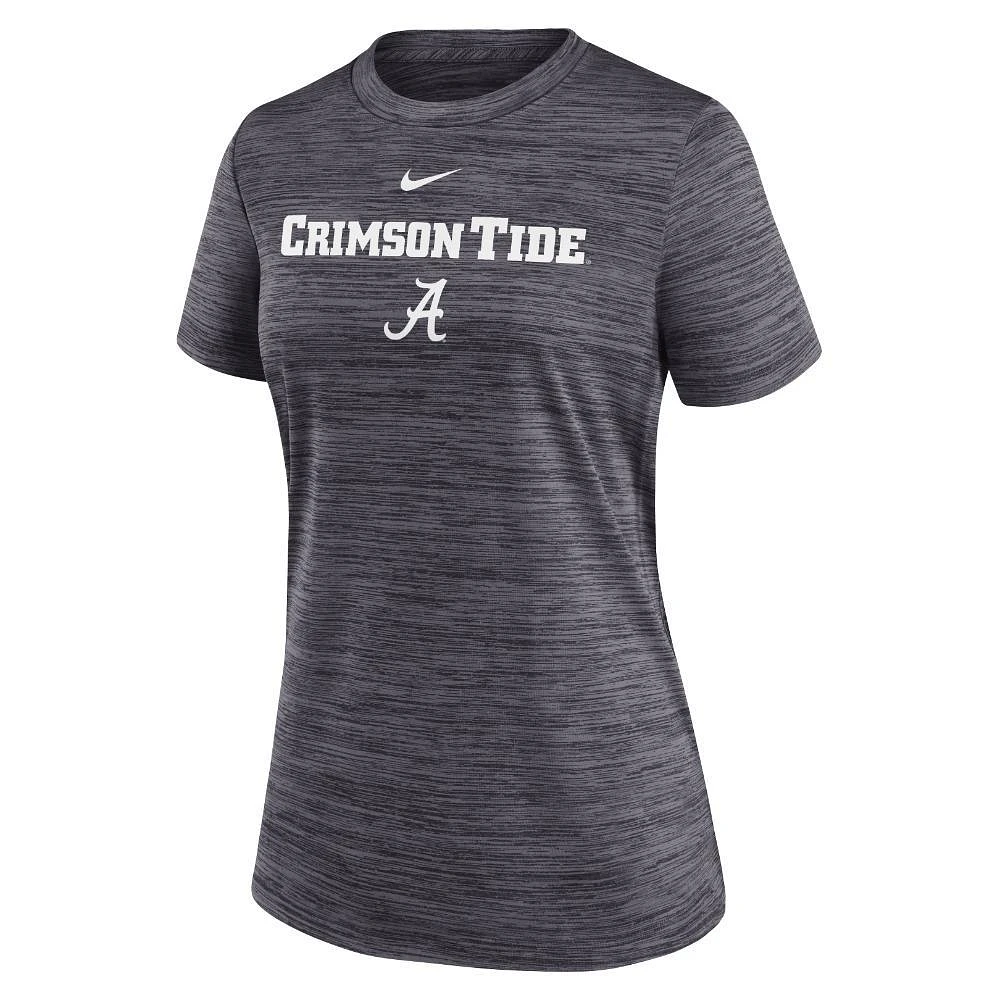 Alabama Nike Women's Dri-Fit Velocity Sideline Tee