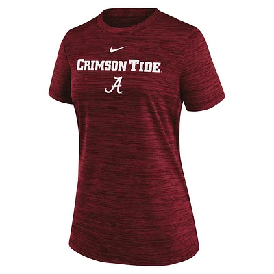 Alabama Nike Women's Dri-Fit Velocity Sideline Tee