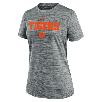 Clemson Nike Women's Dri-Fit Velocity Sideline Tee