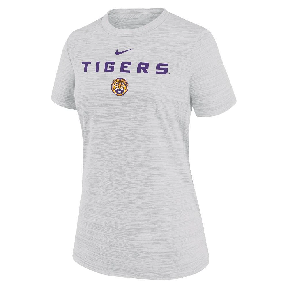 LSU Nike Women's Dri-Fit Velocity Sideline Tee