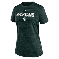 Michigan State Nike Women's Dri-Fit Velocity Sideline Tee