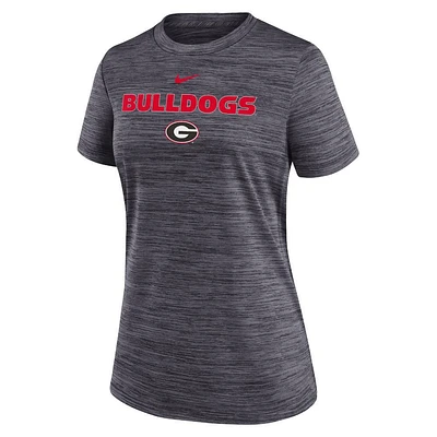 Georgia Nike Women's Dri-Fit Velocity Sideline Tee