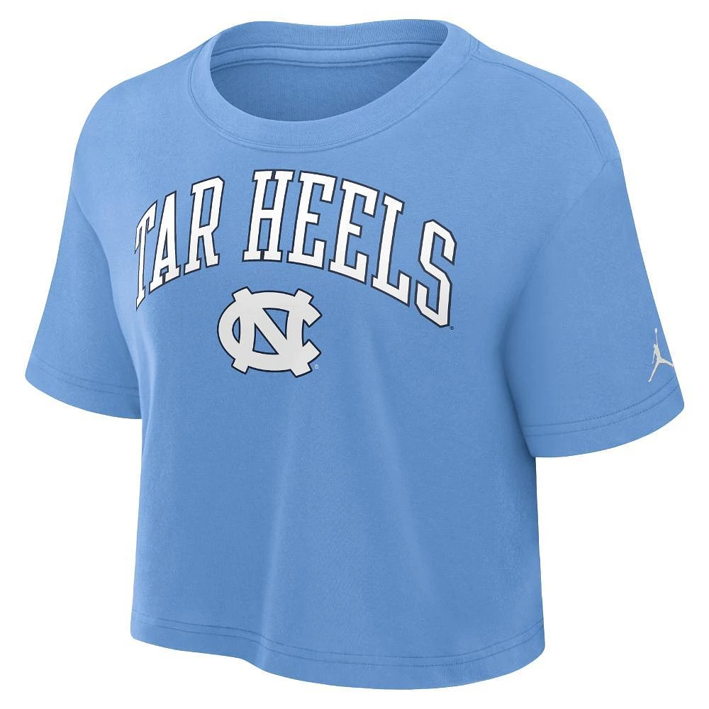 UNC Jordan Brand Women's Academic Arch Crop Tee