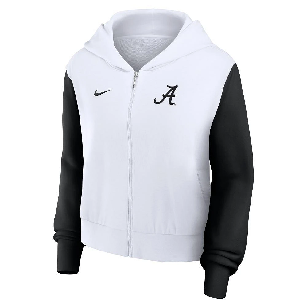 Alabama Nike Women's Colorblocked Script Full Zip Hoodie
