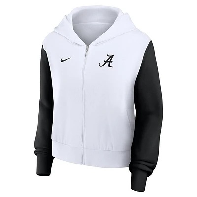 Alabama Nike Women's Colorblocked Script Full Zip Hoodie