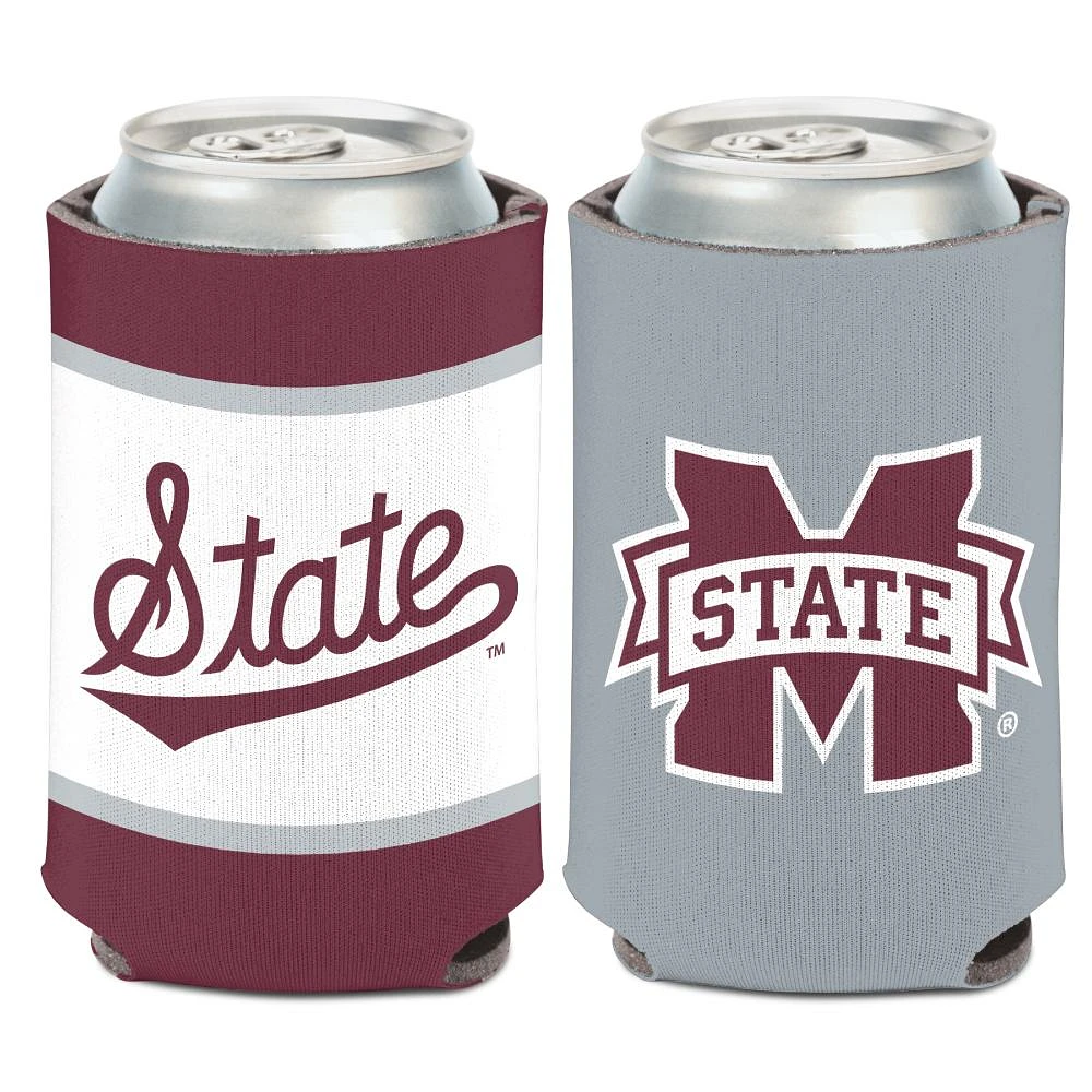 Mississippi State Wincraft 12 Oz State Script Can Cooler