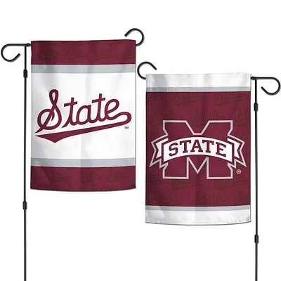 Mississippi State Wincraft 2-Sided State Script Garden Flag