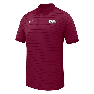 Arkansas Nike Coach Victory Stripe Polo