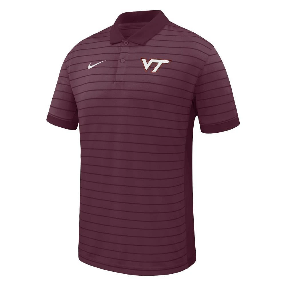 Virginia Tech Nike Coach Victory Stripe Polo