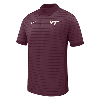 Virginia Tech Nike Coach Victory Stripe Polo