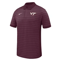 Virginia Tech Nike Coach Victory Stripe Polo
