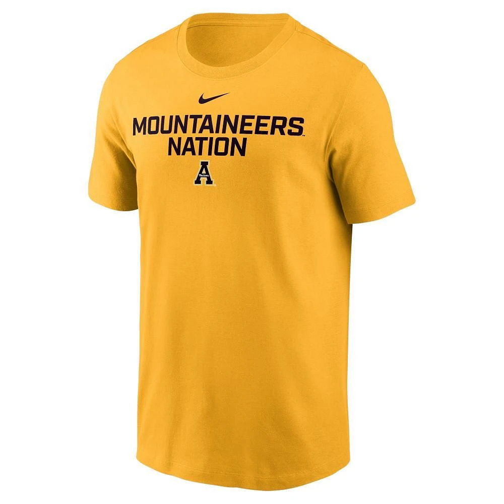 App State Nike Dri-Fit Cotton Team Issue Tee