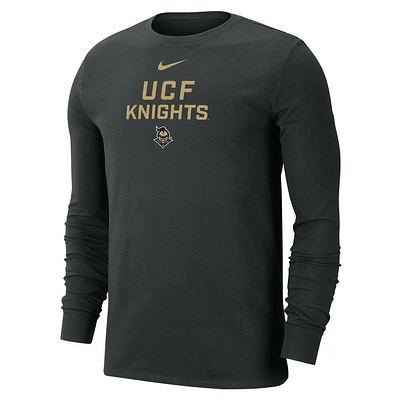 UCF Nike Dri-Fit Cotton Team Issue Long Sleeve Tee