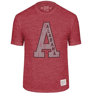 Alabama Retro Brand Giant Logo Streaky Tee