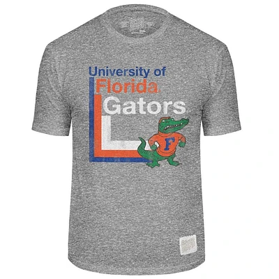 Florida Retro Brand Lined Mascot Streaky Tee