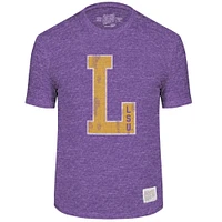 LSU Retro Brand Giant Logo Streaky Tee